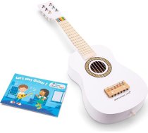 „Woet New Classic Toys“ koka rotaļlieta – ģitāra, balta