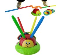 Mestu spēle bērniem, muzikāla lēkšanas un mešanas spēle, muzikāla lēkšanas 2-in-1 mārīšu rotaļlieta, vasaras rotaļlietas lietošanai telpās un ārā, mešanas rotaļlietas bērniem, meitenēm,
