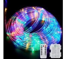 KINGCOO 200 LED pasaku gaisma ar akumulatoru darbināms ūdensizturīgs 20M 8 režīmi vara stieples karājas tālvadības pults taimeris iekštelpām āra dārza kāzu pusei