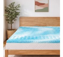 Matrača pārvalks 180 x 200 cm, želejas putu matrača pārvalks 6 cm augstumā, 7 zonas, bez pārvalka, sertificēts CertiPUR