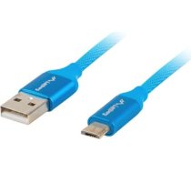 Premium kabelis ca-usbm-20cu-0018-bl (usb 2.0 - micro usb b tipa ; 1,8 m; krāsa zila)