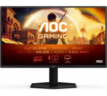 g4 25g42e datora monitors 62,2 cm (24,5") 1920 x 1080 px full hd led melns, sarkans