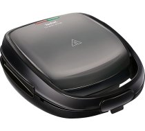 Tefal Snack Time 2-in-1 kombinētais aparāts SW341B [(Beļģu) vafeļu gludeklis un (trīsstūrveida) sviestmaižu tosteris, 2 noņemami nesadalāmu nesadalāmu plākšņu komplekti (var mazgāt trauku mazgājamā mašīnā); daudzfunkcionāls; 700 W]
