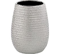 Gedy G-Astrid Vannas istabas zobu birstes turētājs, sudraba krāsā, izmēri 11 x 8,3 x 8,3 cm, svars 0,294 kg, keramikas zobu birstes turētājs, 2 gadu garantija, dizains R&E
