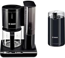 Bosch Styline TKA8013, Aroma sensors un kafijas dzirnaviņas TSM6A013B, melns