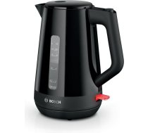 BOSCH TWK1M123 Tējkanna melna 2400W 1,7L plastmasas