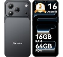 Blackview Wave 7C viedtālrunis bez līguma, Android 16 viedtālruņi 32MP + 13MP AI kamera, 16GB + 64GB/2TB, 6,56 collu mobilais tālrunis lēti, 5000 mAh bez SIM kartes, 4G Dual SIM/Face ID