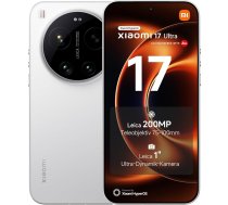 XIAOMI 17 Ultra viedtālrunis 16+512GB, Leica 200 MP telefoto objektīvs (75-100 mm), Leica APO optika, LOFIC HDR tehnoloģija, HyperAI White 3 gadu garantija