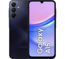 Samsung SM-A155F Galaxy A15, Dual SIM, 4 GB RAM, 128 GB, zili melns, ES