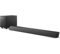 Philips Audio B5305/10 2.1 kanāla TV skaņu panelis ar zemfrekvences skaļruni Bezvadu | 70 W RMS | HDMI ARC | Bluetooth, optiskais un 3,5 mm audio savienojums | Tālvadības pults | Izteiksmīgs dizains Ietver sienas stiprinājumu