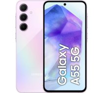 Samsung Galaxy A55 5G viedtālrunis, Android tālrunis bez līguma, 256GB - 8GB RAM, 50MP kamera,... [itāļu, ungāru, poļu, rumāņu, austriešu un šveiciešu versijas]