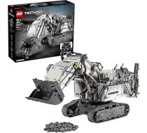 Lego 42100 Technic Liebherr ekskavators R 9800, ar lietotni vadāma celtniecības rotaļlieta pieredzējušiem spēlētājiem ar gudru gājienu un interaktīviem dzinējiem