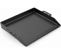GFTIME 48 x 36 cm čuguna plancha grila plāksne, universāla grila plāksne Rösle Videoro, Weber, Enders, Campingaz, Napoleon, Tepro, Taino gāzes grilam, ar iebūvētu tauku gropi un 8 cm augstu malu