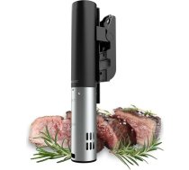 Cecotec Sous Vide SlowVide 1000 Connected, 1000 W jauda, plašs temperatūras diapazons no 5°C - 95°C, APP, WiFi savienojums, skārienjūtīgais ekrāns, taimeris, ietilpība 15L, IPX7 sertifikāts