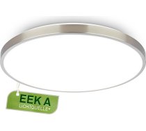 BRILONER - LED griestu gaisma ar A energoefektivitātes klases gaismas avotu, neitrāli balta gaisma, 12,7 W, 2900 lm, alumīnija dekors, LED griestu gaisma, dzīvojamās istabas lampa, guļamistabas lampa, virtuves lampa, 33 x 6
