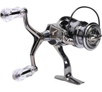 Spininga spole, makšķerēšanas spole ar rokturi, kas izgatavota no oglekļa šķiedras, 4 kg spēcīga bremzēšana, 5,2:1 pārnesumu attiecība, nerūsējošā tērauda makšķerēšanas spole tālu metienu veikšanai
