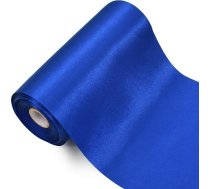 TONIFUL 15 cm x 20 m BlueRibbon, plata dāvanu lente, liela lenta, satīna lente automašīnas rotājumam, atklāšanas ceremonijas rotājumi, jumta un āra dekorācijas, ballīšu dekorācijas, krēsli, kāzas, Valentīna diena