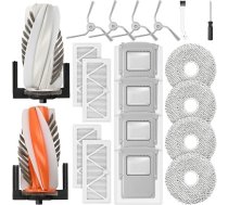 20 piederumi DJI ROMO P/Romo S/RomoA robotizētajam putekļu sūcējam: 2 galvenās birstes, 4 putekļu maisiņi, 4 slotiņas, 4 HEPA filtri, 4 sānu birstes, 1 tīrīšanas birste, 1 skrūvgriezis