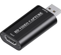 4K HDMI video uztveršanas karte, HD 1080P video ierakstīšanas ierīce, Cam Link USB video uztveršanas ierīce, HDMI uz USB adaptera pārveidotājs straumēšanai, apraidei, spēlēm, videokonferencēm, kamerai/komutatoram/X Box/OBS