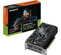 Gigabyte GeForce RTX 5060 Ti WINDFORCE MAX OC 16G Grafiskā karte - 16GB GDDR7, 128Bit, PCI-E 5.0, 2587MHz Core Frequency, 3x DisplayPort, 1x HDMI, NVIDIA DLSS 4, GV-N506TWF2MAX OC-16GD