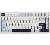 EPOMAKER x Aula F75 Gasket mehāniskā tastatūra, 75% karsti maināma spēļu tastatūra ar piecu slāņu polsterējumu un pogām, Bluetooth/Wireless/USB-C, RGB (gaiši zila, LEOBOG Reaper Switch)