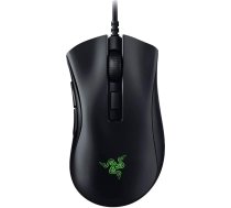 Razer DeathAdder V2 Mini (USB spēļu pele datoram tikai 62 g, optiskais slēdzis pelei, Speedflex kabelis un RGB Chroma apgaismojums) + gripa lente (neslīdošas peles uzlīmes)