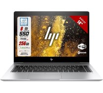 HP EliteBook - 14 collu klēpjdators - Intel i5-8365U 4 Core 1.60GHz - SSD 256GB RAM 8GB - Notebook ar Win 11 un Libre Office - lietošanai gatavs klēpjdators (atjaunots)