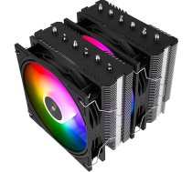Thermalright Peerless Assassin 120 SE ARGB Black V3 CPU gaisa dzesētājs, 6 vara siltumcaurules, dubultā torņa ventilators, alumīnija radiatora pārsegs, AM4/AM5, Intel LGA1851/1700/115X/1200