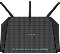 Netgear R6120-100UKS AC1200 Gigabit Dual Band WLAN maršrutētājs (viesu tīkls, 300 un 867 Mb/s, 4 X Fast Ethernet porti, ārējās antenas, App Managed) Black