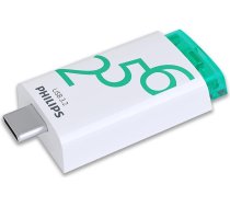 Philips Click Edition USB-C port USB 3.2 Gen 1 USB zibatmiņas zibatmiņas diskdziņš USB Stick 256GB datoram, klēpjdatoram, viedtālrunim, planšetdatoram ar USB-C portu, lasīšanas ātrums līdz 120MB/s