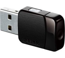 D-Link DWA-171 Nano Wi-Fi USB adapteris (Wireless AC Standard, Dual Band, līdz 433 Mbps)