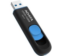 ADATA AUV128-64G-RBE - 64GB USB3.0 - UV128 Black/Blue - Garantija: 2 gadi