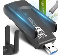 RTO Adapteris wifi tīkla karte wi-fi usb 3.0 ārējās antenas 1300mbps 5ghz -e628
