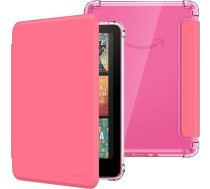 MoKo apvalks jaunajam 7 collu Kindle Paperwhite 12th Gen 2024 un Kindle Colorsoft Signature Edition, īpaši caurspīdīgs, mīksts, caurspīdīgs TPU aizmugurējais, viegls, aizsargvāciņš ar automātisku miega/modināšanas funkciju, arbūza krāsā