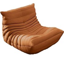 Fireplace Chair, Togo Bean Bag for Adults, Integrated Moulding, Lounge Chair Sofa Made of Foam with Ergonomic Design, for Living Room, Bedroom, Dorm, Salon, Office