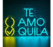 Teamo Tequila Neon Sign, burts Dimmable Neon zīmes sienu apdare, LED gaismas mājas bārs, guļamistaba, cilvēks, ala, krogs, bistro, restorāns, puse rotājumi, dāvanas