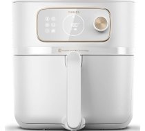 Philips Airfryer Combi 7000 Series XXL - 8,3 L (2 kg), 22-in-1 karstā gaisa fritēze, WiFi savienojums, par 99% mazāk tauku administrēšana** ar Rapid CombiAir, HomeID lietotne, balta (HD9876/20)
