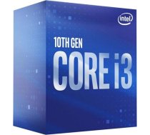 Intel® Core™ i3-10100F galddatora procesors 4 kodoli līdz 4,3 GHz Bez grafikas LGA1200 (Intel® 400 sērijas mikroshēma) 65 W