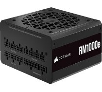 Corsair RM1000e (2023) pilnД«bДЃ modulДЃrs ATX baroЕЎanas bloks ar zemu trokЕЎЕ†a lД«meni - ATX 3.1 un PCIe 5.1 saderД«gs - 105В°C kondensatori - 80 PLUS Gold efektivitДЃte - moderns gaidД«ЕЎanas reЕѕД«ma atbalsts - melns