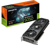 Gigabyte GeForce RTX 5050 Gaming OC 8G Grafiskā karte - 8GB GDDR6, 128bit, PCI-E 5.0, 2632MHz Core Clock, 2 x DP, 2 x HDMI, NVIDIA DLSS 4, GV-N5050GAMING OC-8GD