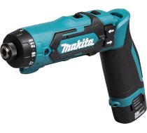 Makita DF012DSE Akumulatora/uzlādētāja akumulatora 7,2 V akumulators/uzlādētājs somiņā 30 W 7,2 V melns/melns, zils, DF012DSE