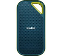 SanDisk Extreme PRO Portable SSD 1TB (ārējais SSD 2,5 collu, 2000 MB/s lasīšanas/rakstīšanas ātrums, triecienizturīgs, izturīgs pret kritieniem no augstuma līdz 3 m, AES šifrēšana, ūdens un putekļu izturīgs) Montereja