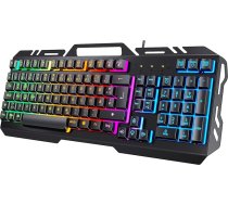 Spēļu tastatūra, TedGem PC spēļu tastatūra PS4 spēļu tastatūra USB vadu spēļu tastatūra 19 taustiņi Anti-Ghosting ar LED izgaismotu tastatūru PC / klēpjdatoram / PS4 / Xbox One (vācu izkārtojums).