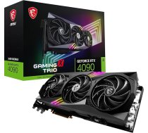 MSI GeForce RTX 4090 Gaming X Trio 24G Gaming grafiskā karte - NVIDIA RTX 4090, 24 GB GDDR6X atmiņas, 384 bitu, 21 Gbps