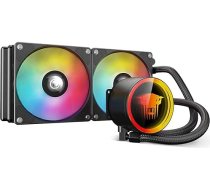 TZMRIT TK1 krāsaina gaisma Aio ūdens dzesēšanas CPU dzesētājs 800-1800RPM PWM ventilators LGA115X/1200/1700/1366/2011/2066, FM2/FM2+/AM3+/AM4/AM5 (240BK)