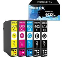 603XL kasetnes saderīgas ar Epson 603 603 XL kasetnēm Expression Home XP-2100 XP-2105 XP-3100 XP-3105 XP-3150 XP-4100 XP-4105 Workforce WF-2810 WF-2830 WF-2830 WF-2835 WF-2840 WF-2840 WF-2840 WF-2840 WF