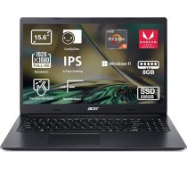 Acer Aspire 3 A315-23-R2XY klēpjdators 15,6" Full HD (AMD Ryzen 5 3500U, 8GB RAM, 256GB SSD, AMD Radeon Vega 8, Windows 11 Home), melns, QWERTY spāņu tastatūra