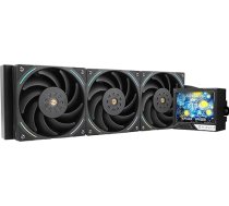 Thermalright Mjolnir Vision 360 Argb Black CPU AIO dzesētājs, IPS LCD ekrāns ar 320 x 240 izšķirtspēju, AM5 un LGA 1700/1851, jaudīgs 360 specs ūdens dzesētājs ar 3,5 collu noņemamu displeju