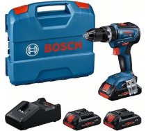 Bosch Professional 18V sistēmas akumulatora skrūvgriezis GSB 18V-55 (bürstenloser Motor, 55 Nm, 1.750 min-¹, inkl. 3x 4,0 Ah ProCORE Akku, Ladegerät GAL 18V-40, L-Case)