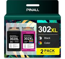 2 printeru kasetnes, kas saderīgas ar HP 302XL, priekš HP DeskJet 3639 3630 OfficeJet 3831 3830 3833 OfficeJet 5230 5232 4655 4650Envy 4525 4500 4520 Printeris